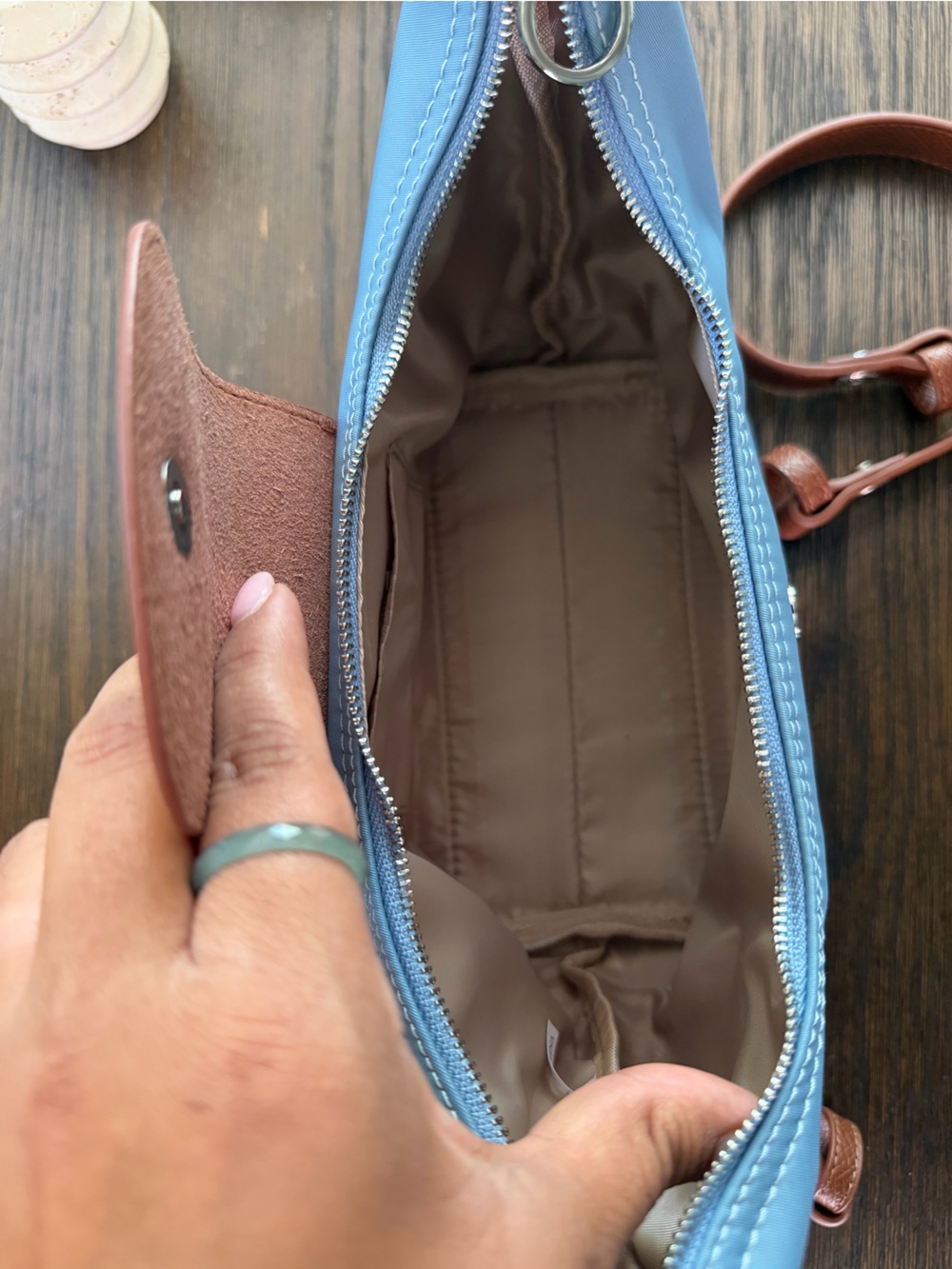 Versatile Small Nylon Foldable Handbag - Picture 8 of 10